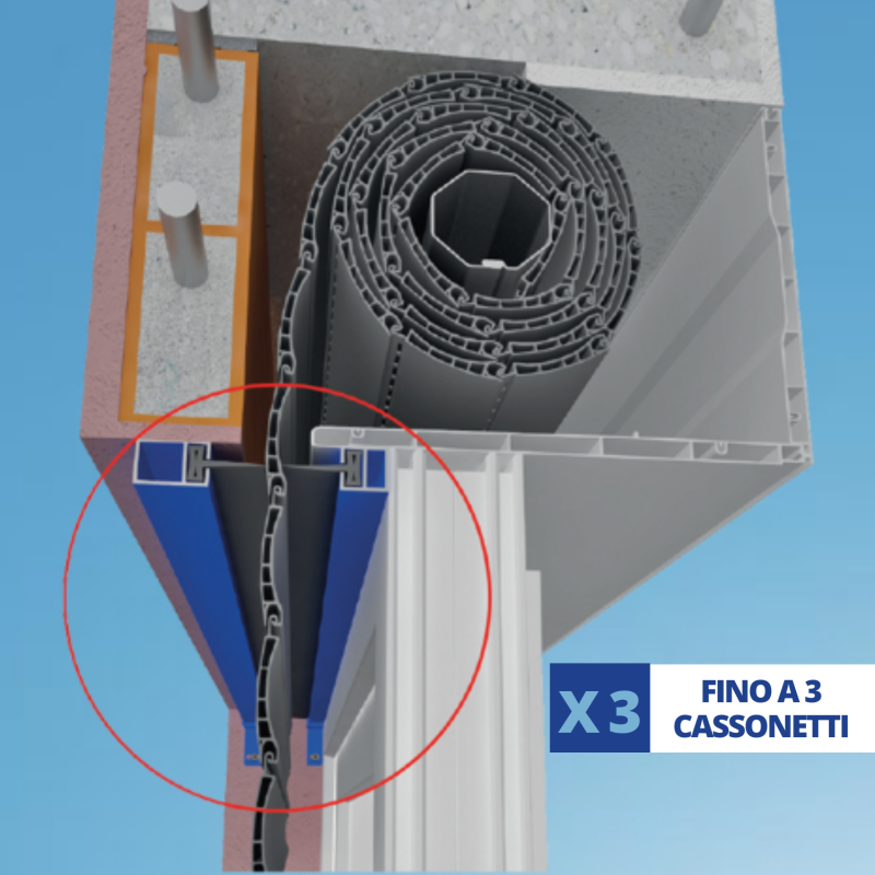 AIRKONTROLL - Kit FAI DA TE per chiusura / isolamento cassonetto.